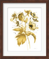 Celebration d Or II with Gray Fine Art Print