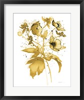 Celebration d Or II with Gray Framed Print