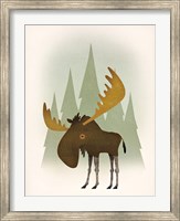 Forest Moose Fine Art Print