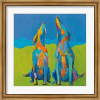 Howling Hounds Fine Art Print