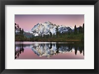 Mount Shukan Reflection II Framed Print