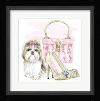 Glamour Pups II Framed Print