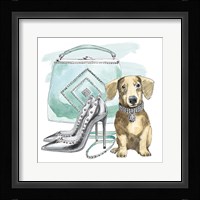 Glamour Pups III Framed Print