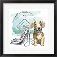 Glamour Pups III Framed Print