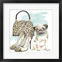 Glamour Pups IV Framed Print