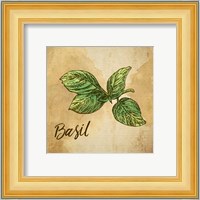 Basil on Burlap Fine Art Print