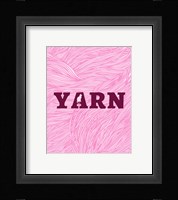 Cat's Yarn Framed Print