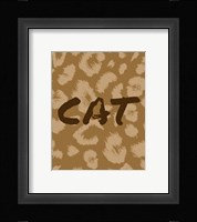 Cat Pattern Framed Print