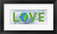 Love Earth Framed Print