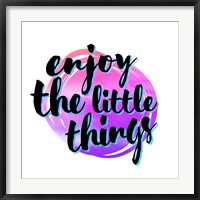 Enjoy the Little Things 3 Fine Art Print