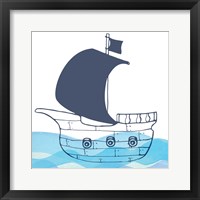 Sailing Along Framed Print