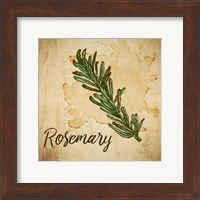 Rosemary on Burlap Fine Art Print