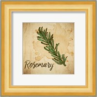 Rosemary on Burlap Fine Art Print