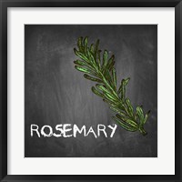 Rosemary on Chalkboard Fine Art Print