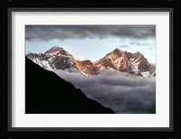 Nepal, Sagarmatha NP, Mt Everest, Lotse and Nuptse Fine Art Print
