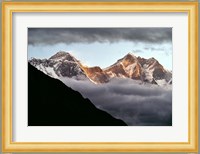 Nepal, Sagarmatha NP, Mt Everest, Lotse and Nuptse Fine Art Print