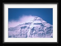 Snowy Summit of Mt Everest, Tibet, China Fine Art Print