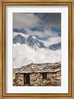 Stone hut, Khumbu Valley, Nepal Fine Art Print