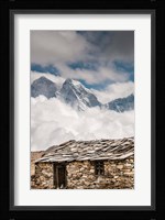 Stone hut, Khumbu Valley, Nepal Fine Art Print