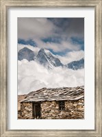 Stone hut, Khumbu Valley, Nepal Fine Art Print