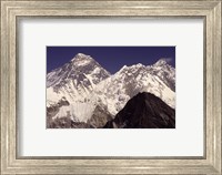 Mt. Everest seen from Gokyo Valley, Sagarnatha National Park, Nepal. Fine Art Print