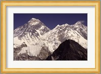 Mt. Everest seen from Gokyo Valley, Sagarnatha National Park, Nepal. Fine Art Print