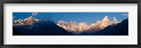 Mt Everest, Ama Dablam, Khumbu, Himalayas, Nepal Fine Art Print