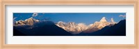 Mt Everest, Ama Dablam, Khumbu, Himalayas, Nepal Fine Art Print