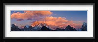 Snowcapped Mountain Peaks, Mt Everest Fine Art Print