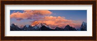 Snowcapped Mountain Peaks, Mt Everest Fine Art Print