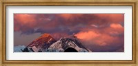 Snowcapped Mountain Peaks, Mt Everest, Himalayas Fine Art Print