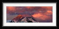 Snowcapped Mountain Peaks, Mt Everest, Himalayas Fine Art Print