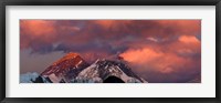 Snowcapped Mountain Peaks, Mt Everest, Himalayas Fine Art Print