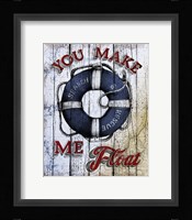 Lifesaver Framed Print