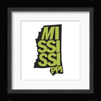Mississippi Letters Fine Art Print