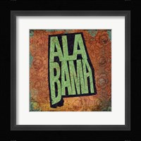 Alabama on Pattern Fine Art Print