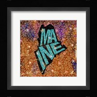 Maine on Pattern Fine Art Print