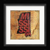 Mississippi on Pattern Fine Art Print