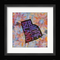 Rhode Island on Pattern Fine Art Print