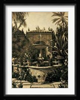 David Parks - Courtyard Fountain Size 27.5x35.5 Fine Art Print