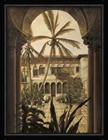 David Parks - View to the Courtyard Size 38.75x49.75 Fine Art Print