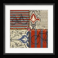 Bicycle Damask Fine Art Print