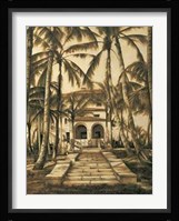 David Parks - Entry to Villa Size 27.5x35.5 Fine Art Print