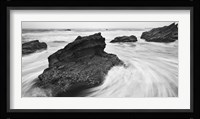 Beach Rocks 2 Framed Print