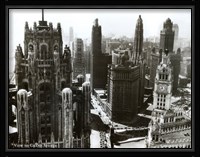 View to Grand Ave Chicago '30 Fine Art Print