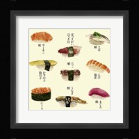 Sushi I Framed Print