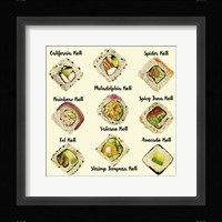 Sushi II Framed Print