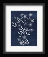 Flower Cyanotype I Framed Print