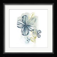 Floral Offset II Framed Print