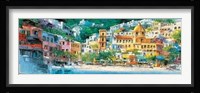 Vista Su Positano Fine Art Print